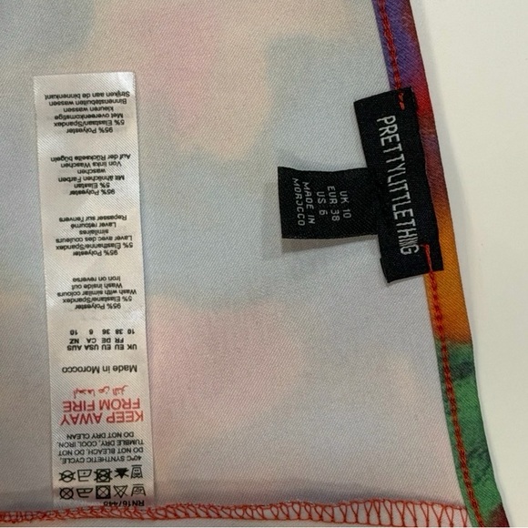 PrettyLittleThing Abstract Corset Top - Picture 4 of 5